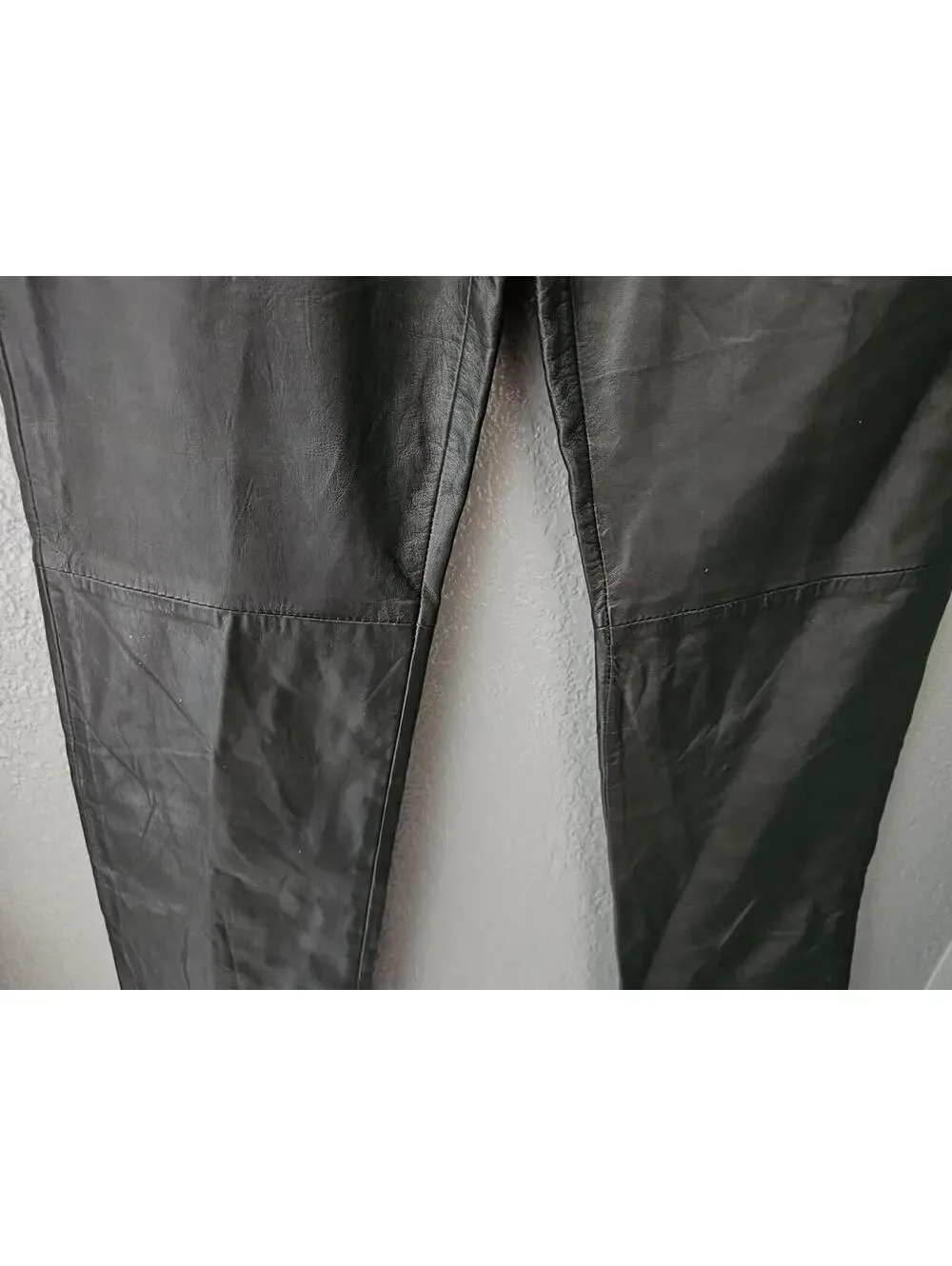 Vintage Women's Excelled Leather Pants Straight Leg Black Size 4 REG Zip Fly - Picture 11 of 16
